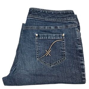 TRIBAL DENIM High Rise Capris - Size 12P‎
